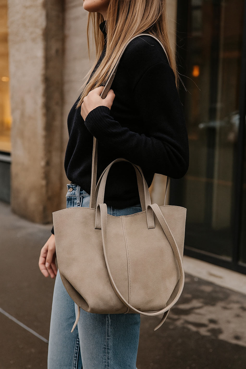 Sac élégant en cuir italien par Modex™