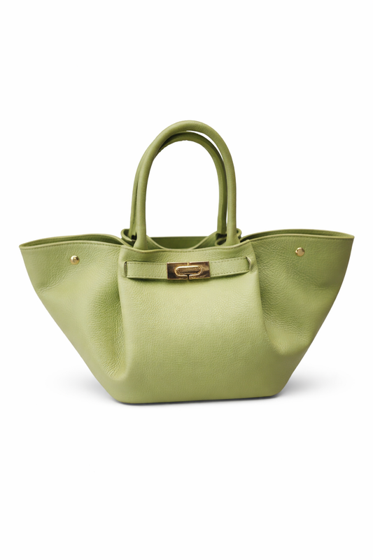 Structured Leather Handbag