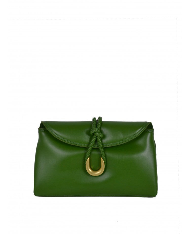 Pochette en cuir élégante — Bandoulière amovible