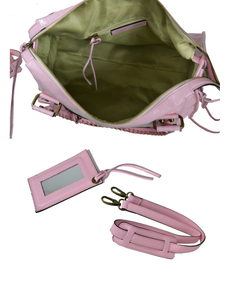 Grand sac à bandoulière avec bandoulière – Cuir italien de qualité supérieure
