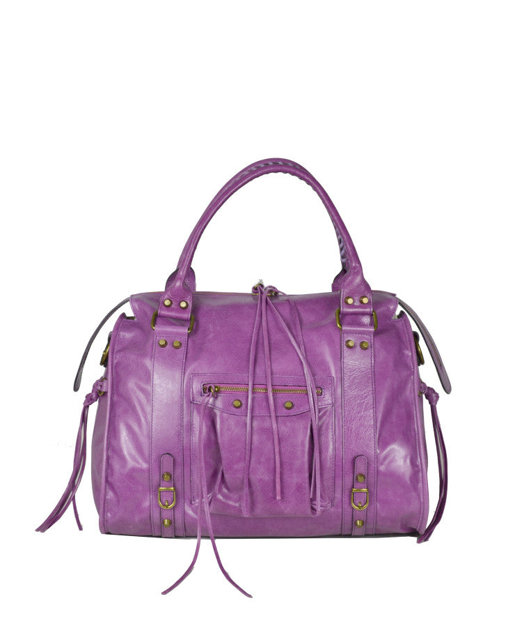 Grand sac à bandoulière avec bandoulière – Cuir italien de qualité supérieure