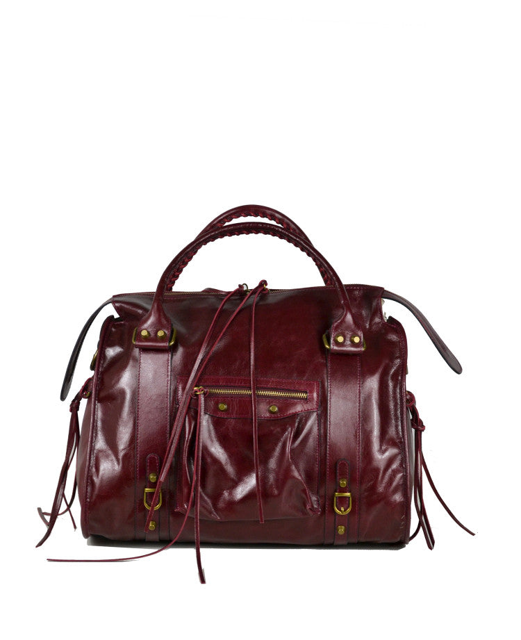Grand sac à bandoulière avec bandoulière – Cuir italien de qualité supérieure