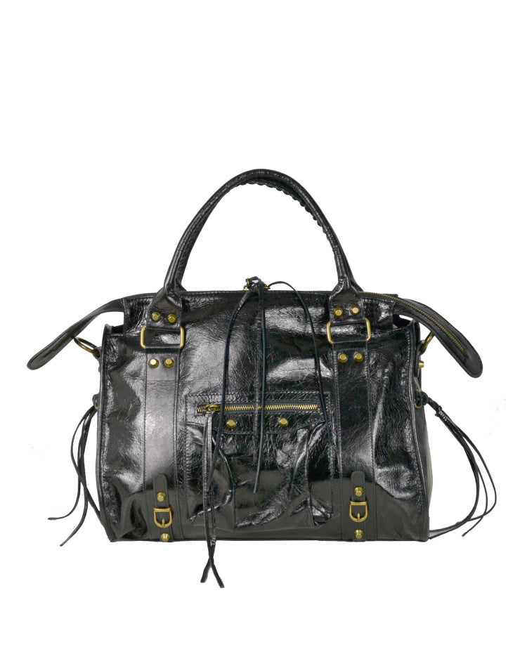 Grand sac à bandoulière avec bandoulière – Cuir italien de qualité supérieure