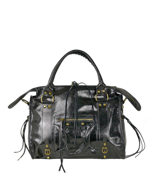 Grand sac à bandoulière avec bandoulière – Cuir italien de qualité supérieure