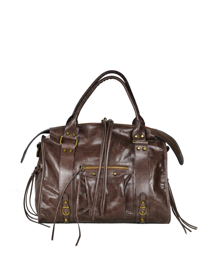 Grand sac à bandoulière avec bandoulière – Cuir italien de qualité supérieure