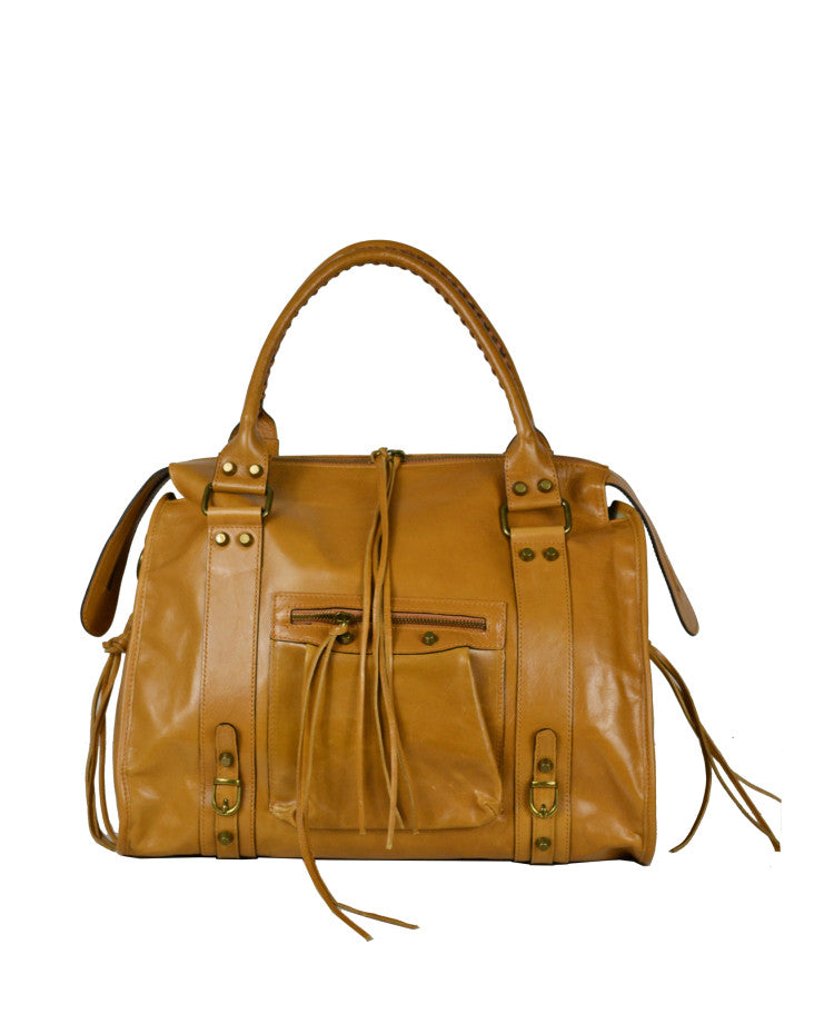 Grand sac à bandoulière avec bandoulière – Cuir italien de qualité supérieure
