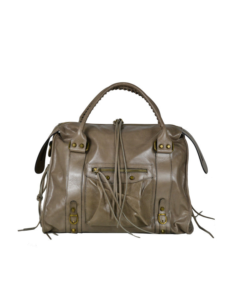 Grand sac à bandoulière avec bandoulière – Cuir italien de qualité supérieure