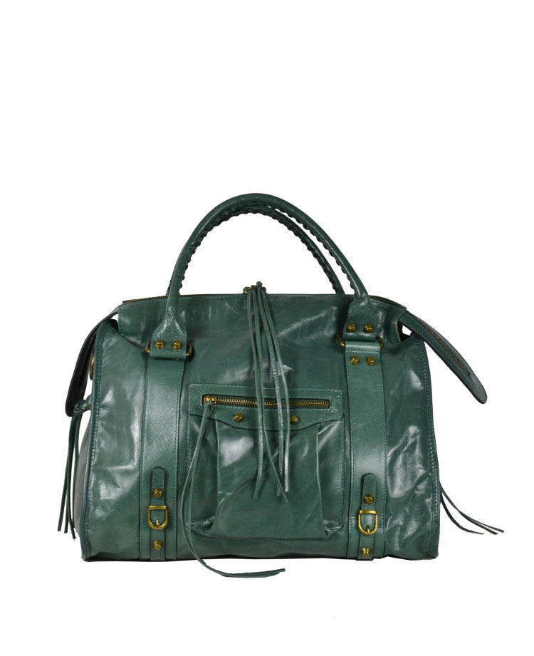 Grand sac à bandoulière avec bandoulière – Cuir italien de qualité supérieure