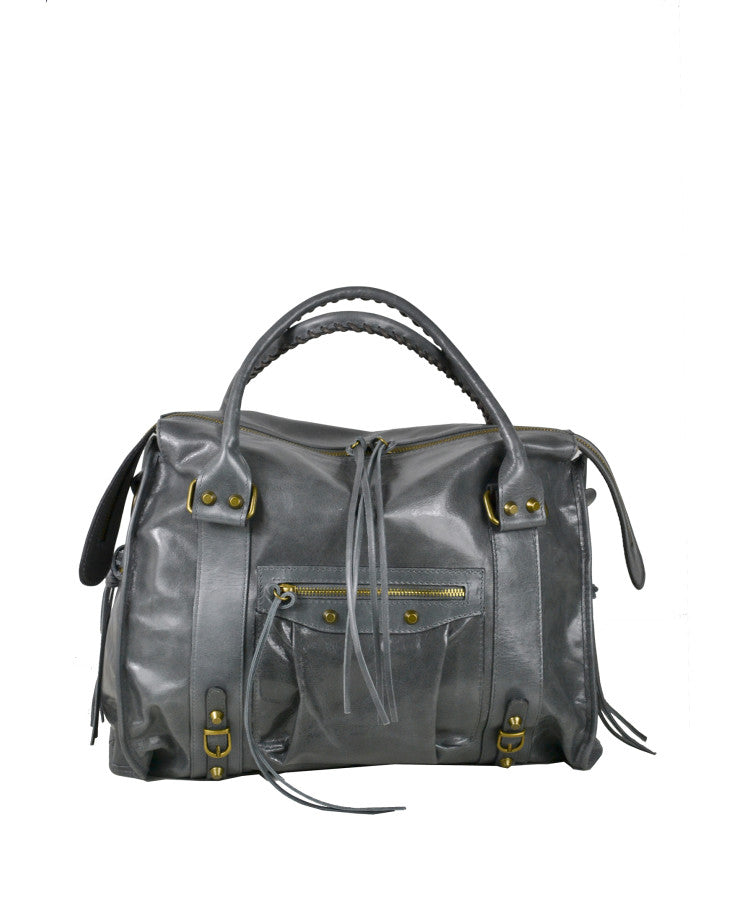 Grand sac à bandoulière avec bandoulière – Cuir italien de qualité supérieure