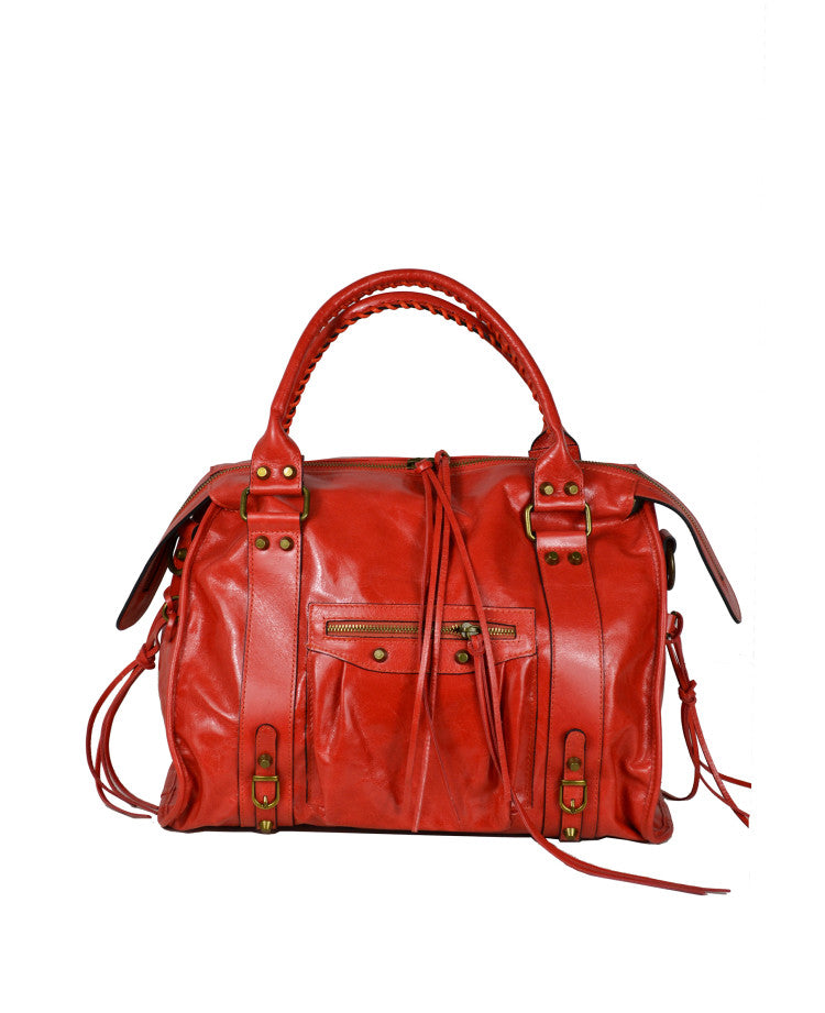 Grand sac à bandoulière avec bandoulière – Cuir italien de qualité supérieure