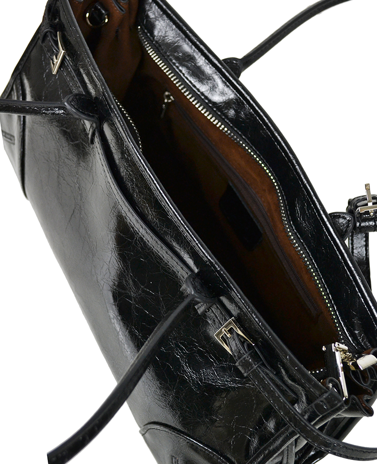 Sac bandoulière East-West — Cuir italien véritable