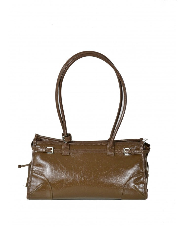 Sac bandoulière East-West — Cuir italien véritable