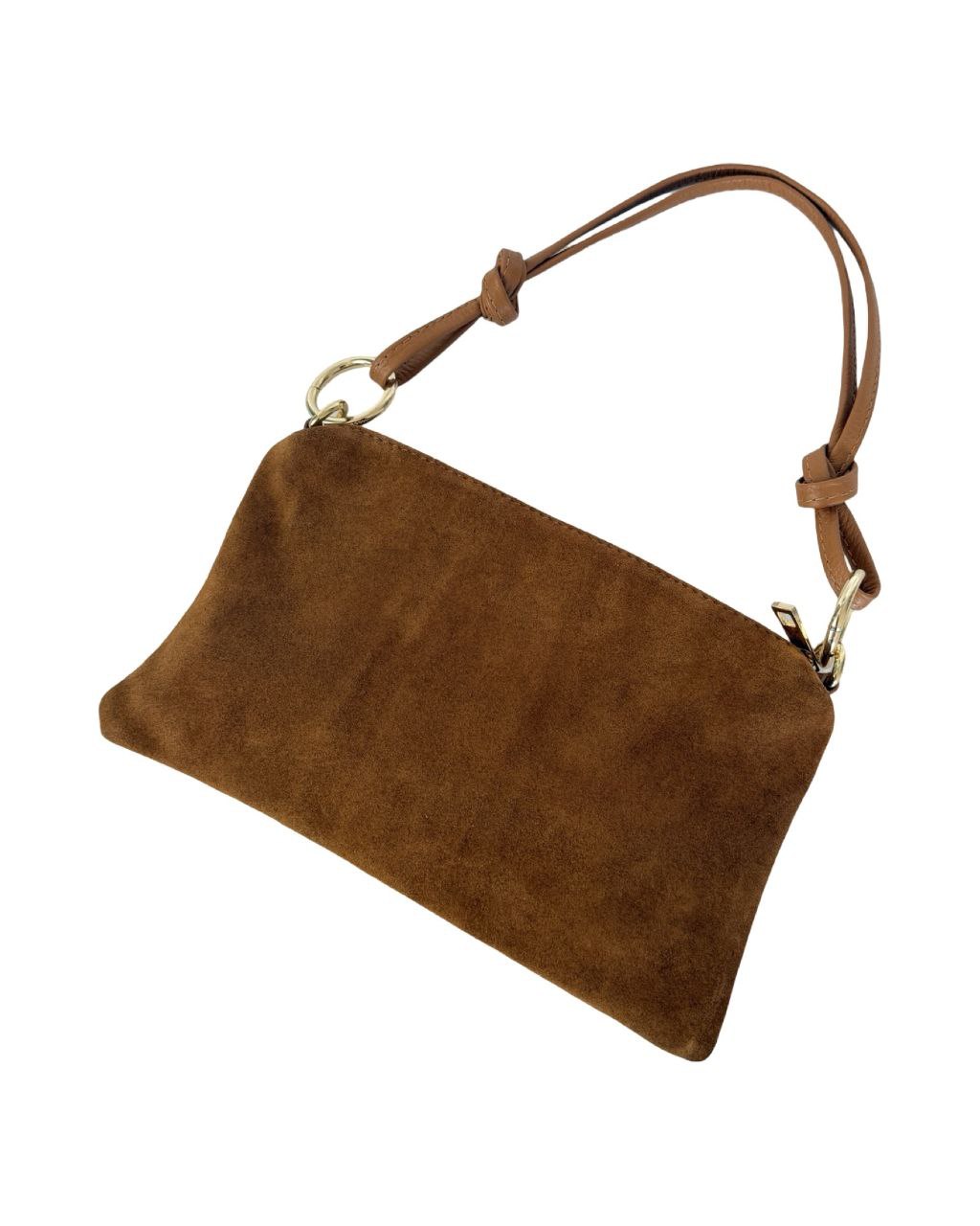 Sac compact en cuir italien avec sangles par Modex™