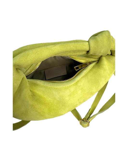 Sac luxueux en daim et cuir véritable – Artisanat italien haut de gamme