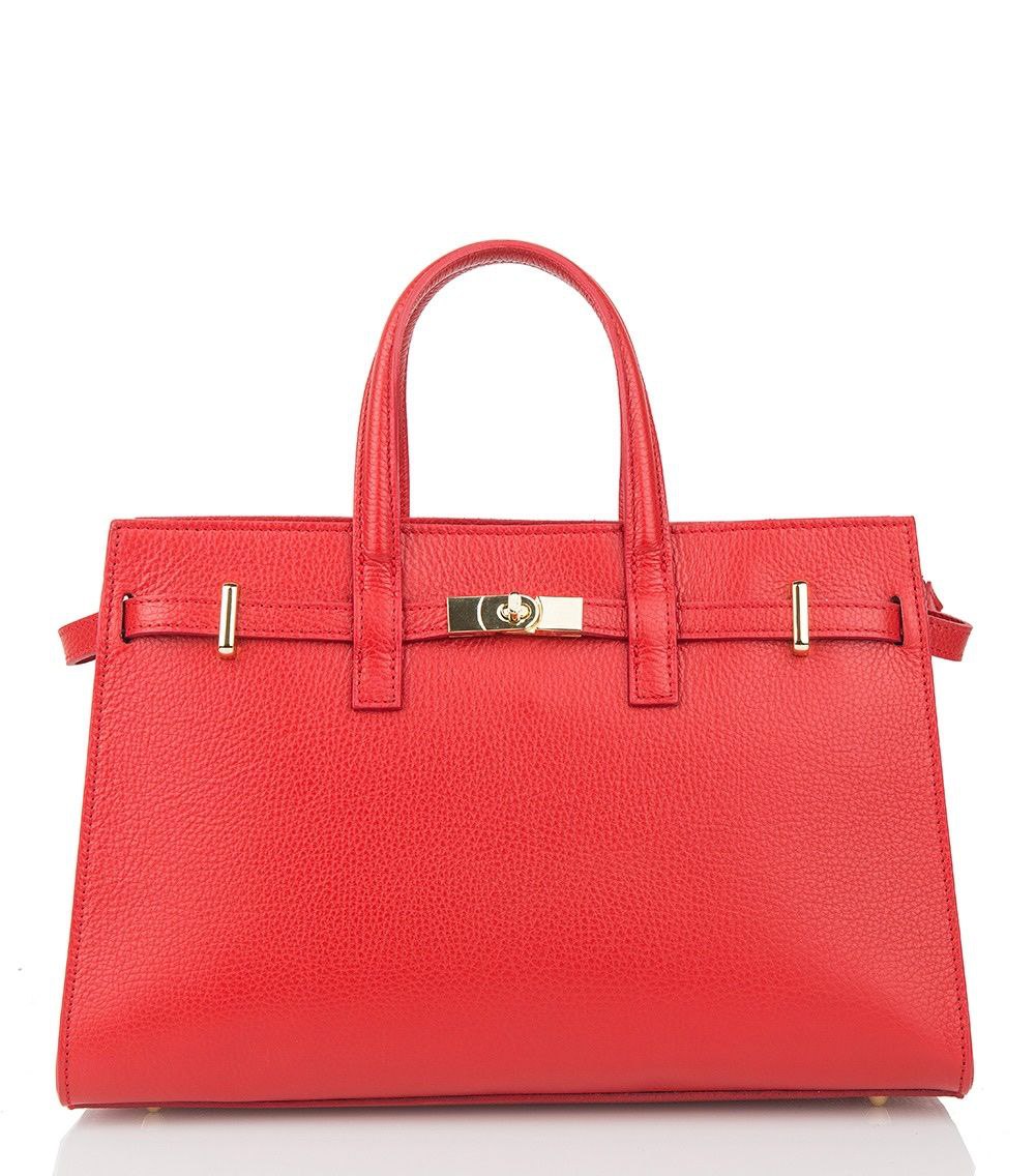 Modex™ Sac en cuir italien luxueux avec cadenas signature