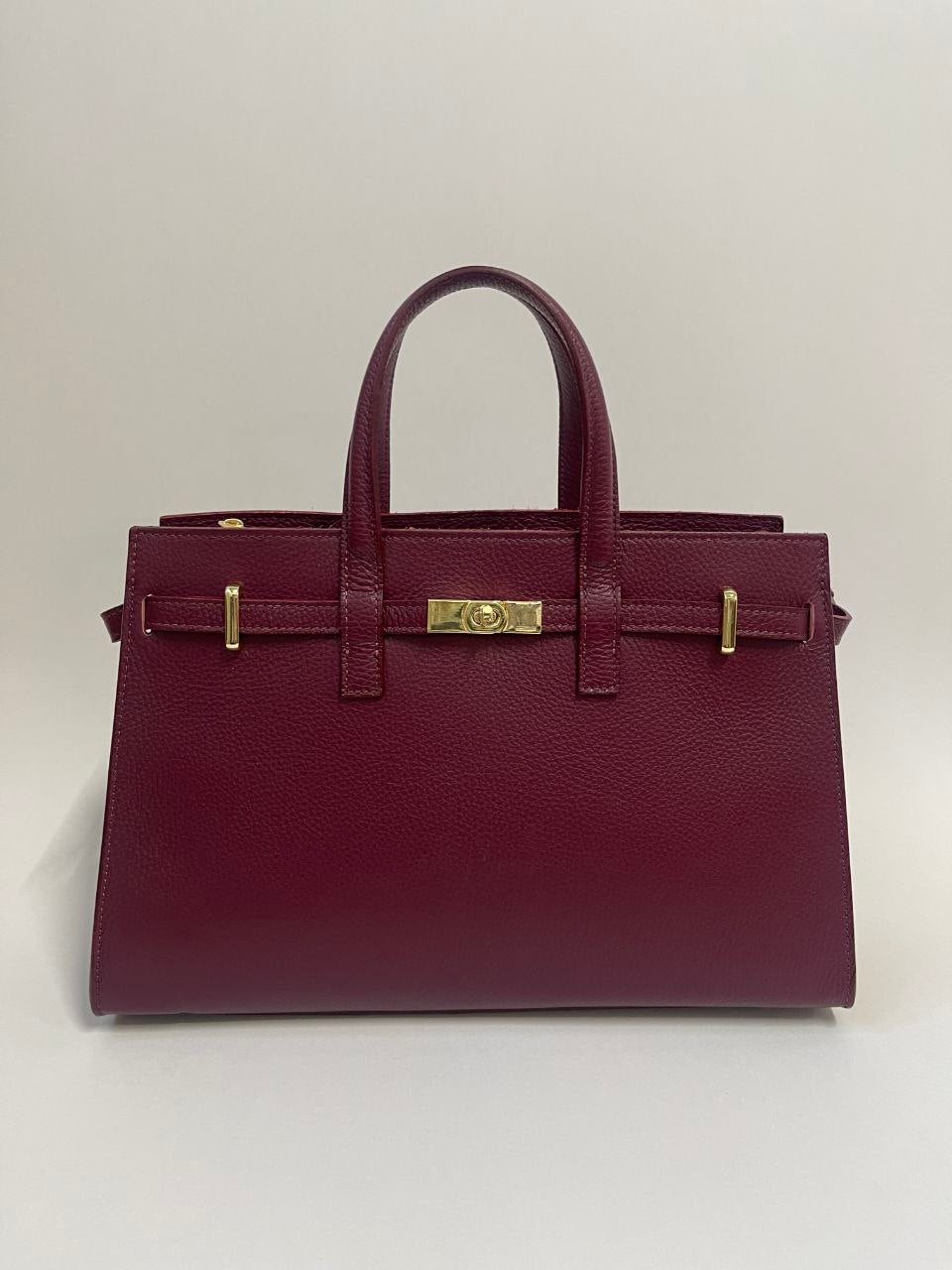 Modex™ Sac en cuir italien luxueux avec cadenas signature
