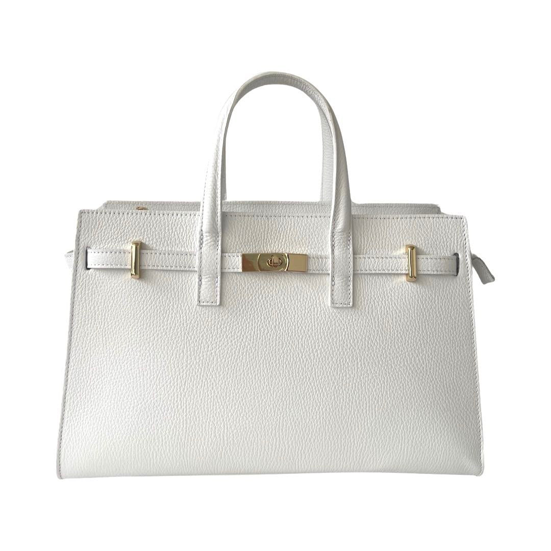 Modex™ Sac en cuir italien luxueux avec cadenas signature