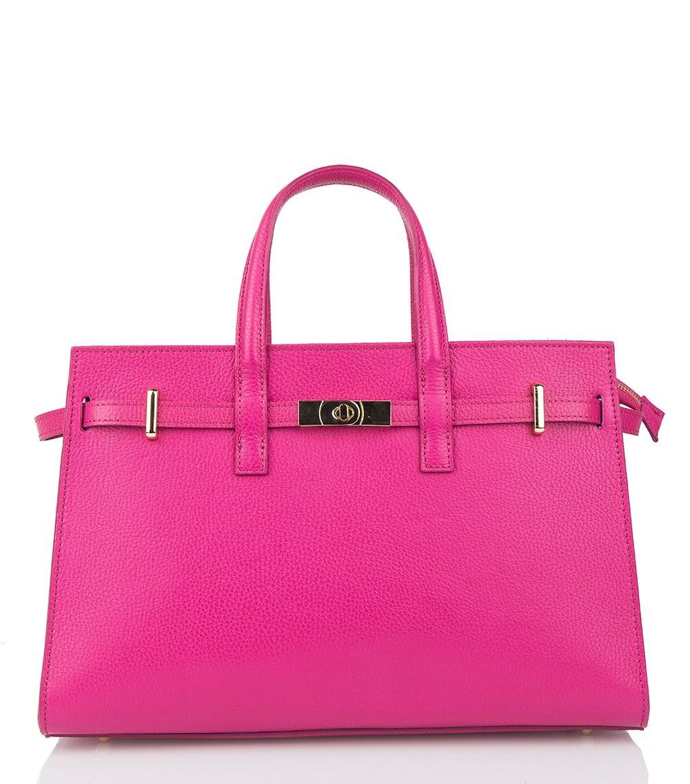 Modex™ Sac en cuir italien luxueux avec cadenas signature