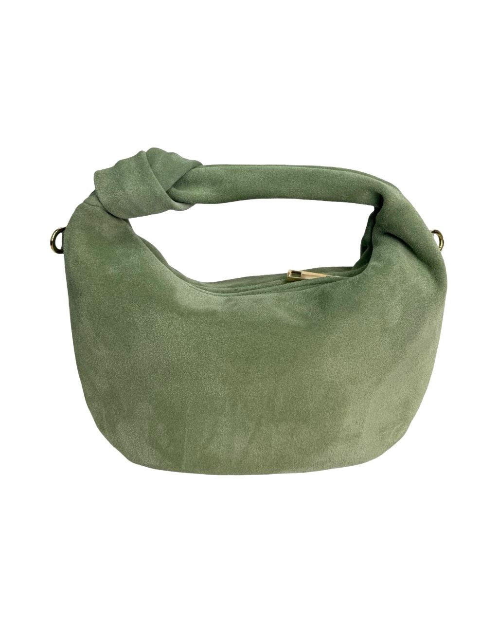 Sac luxueux en daim et cuir véritable – Artisanat italien haut de gamme