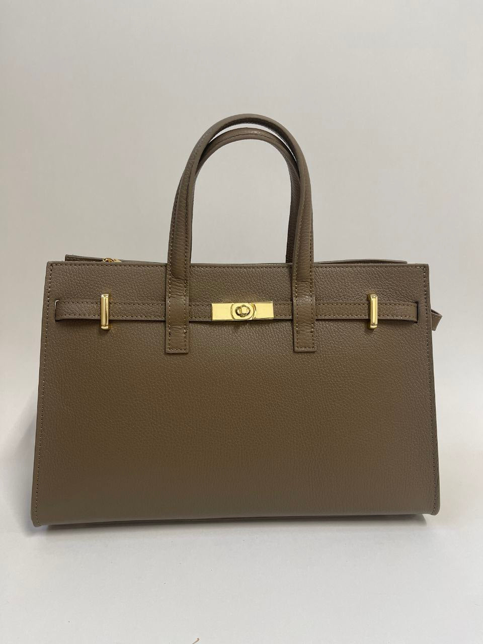 Modex™ Sac en cuir italien luxueux avec cadenas signature
