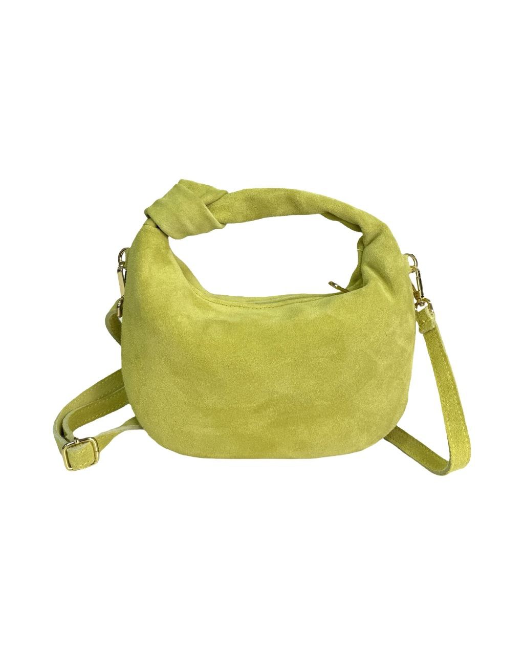 Sac luxueux en daim et cuir véritable – Artisanat italien haut de gamme