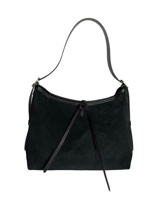Sac à bandoulière structuré en cuir italien avec bandoulière réglable par Modex™