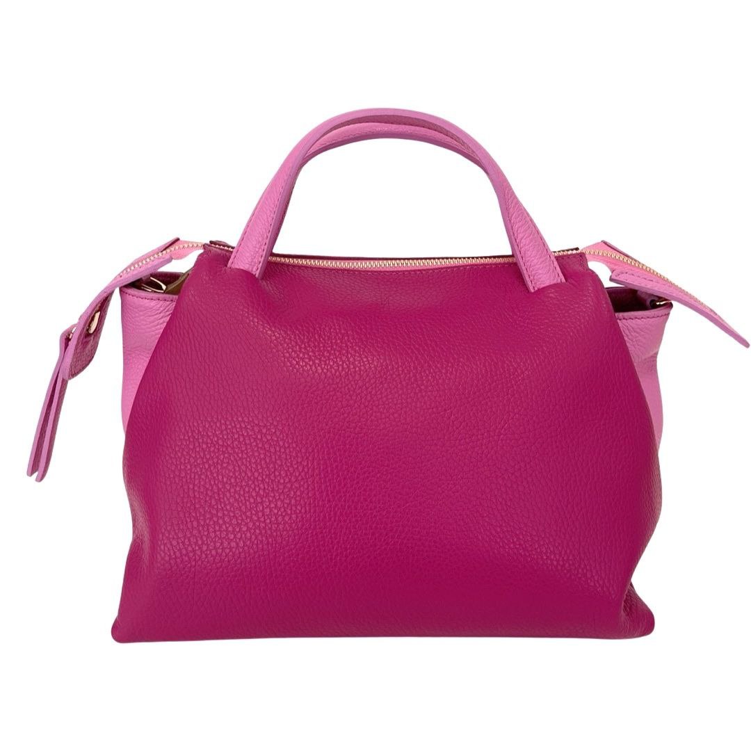 Sac en cuir italien bicolore avec organisation pratique par Modex™