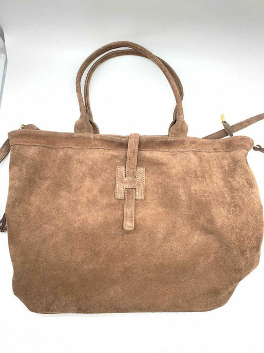 Sac à main en daim avec détail nœud