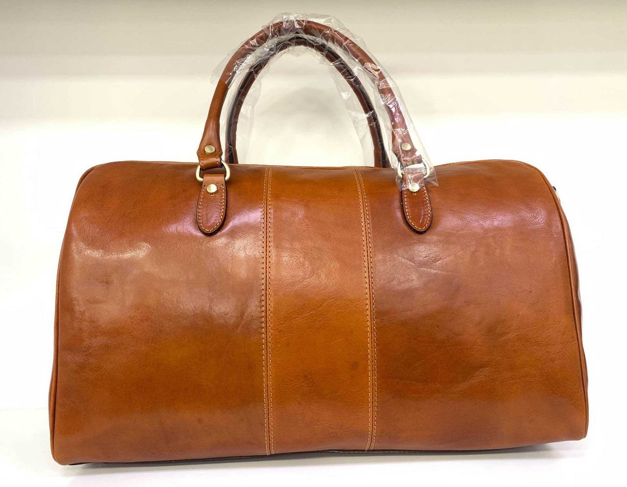 Sac de voyage / sac de sport en cuir italien
