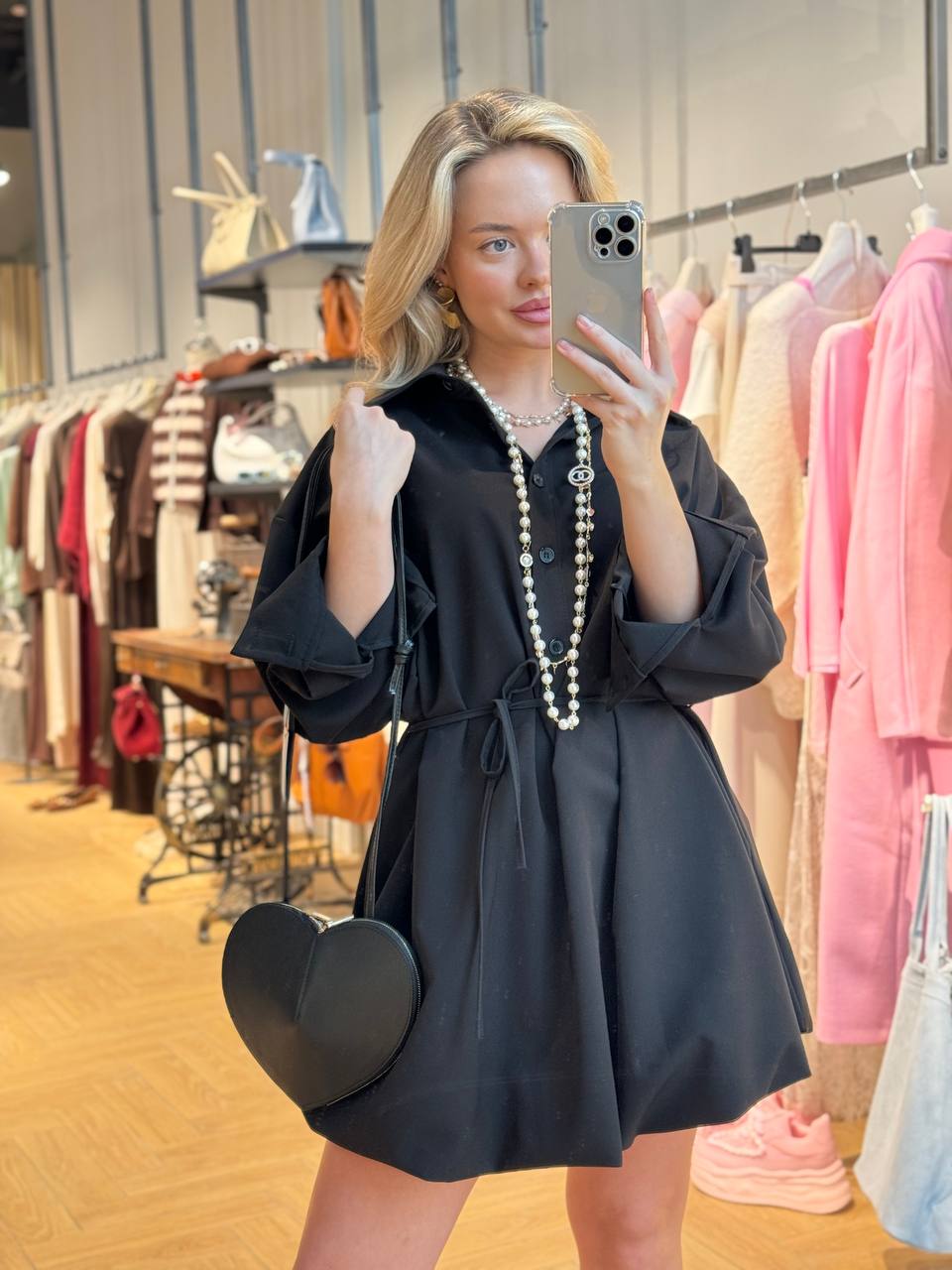 Sac de luxe en forme de cœur Modex™ en cuir italien
