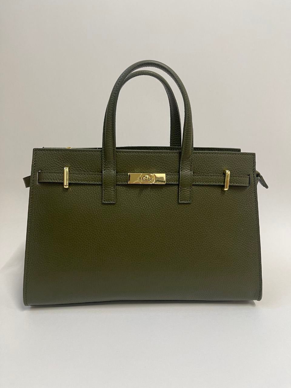 Modex™ Sac en cuir italien luxueux avec cadenas signature