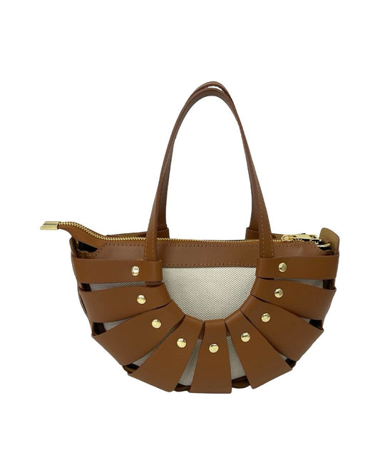 Sac à main en cuir véritable – Qualité italienne au design unique