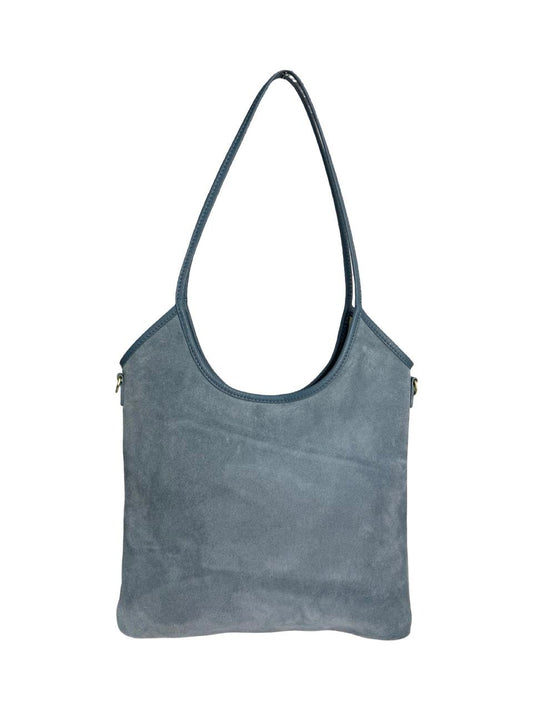 Sac cabas en cuir italien avec doubles poignées et longue bandoulière par Modex™