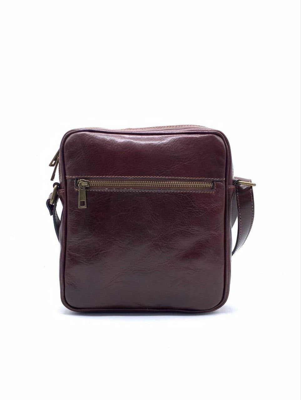 Sac compact en cuir italien pour homme par Modex™ — Qualité supérieure, fabriqué en Italie