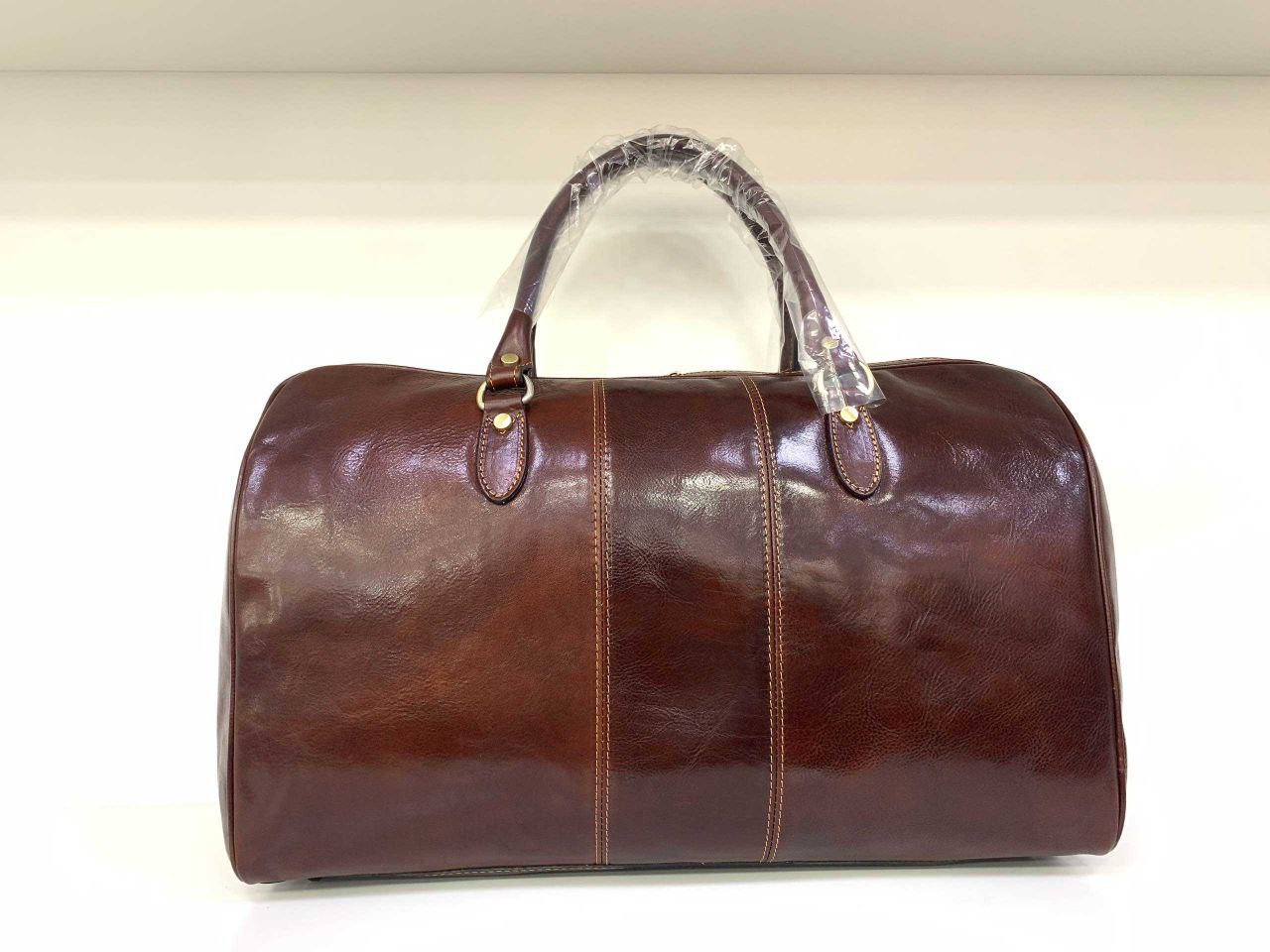 Sac de voyage / sac de sport en cuir italien