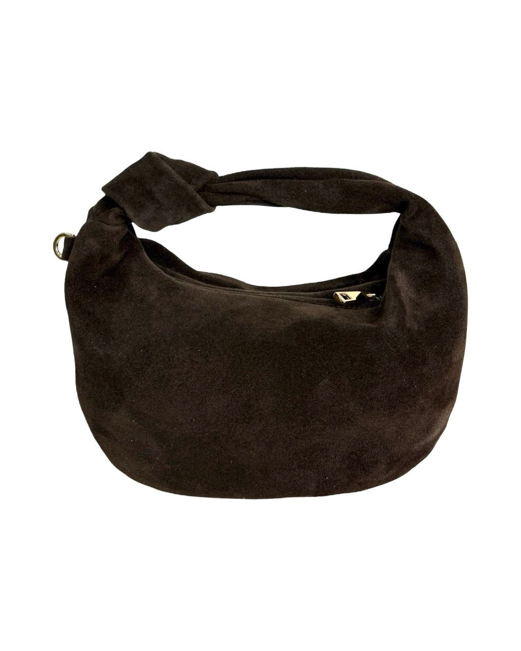 Sac luxueux en daim et cuir véritable – Artisanat italien haut de gamme
