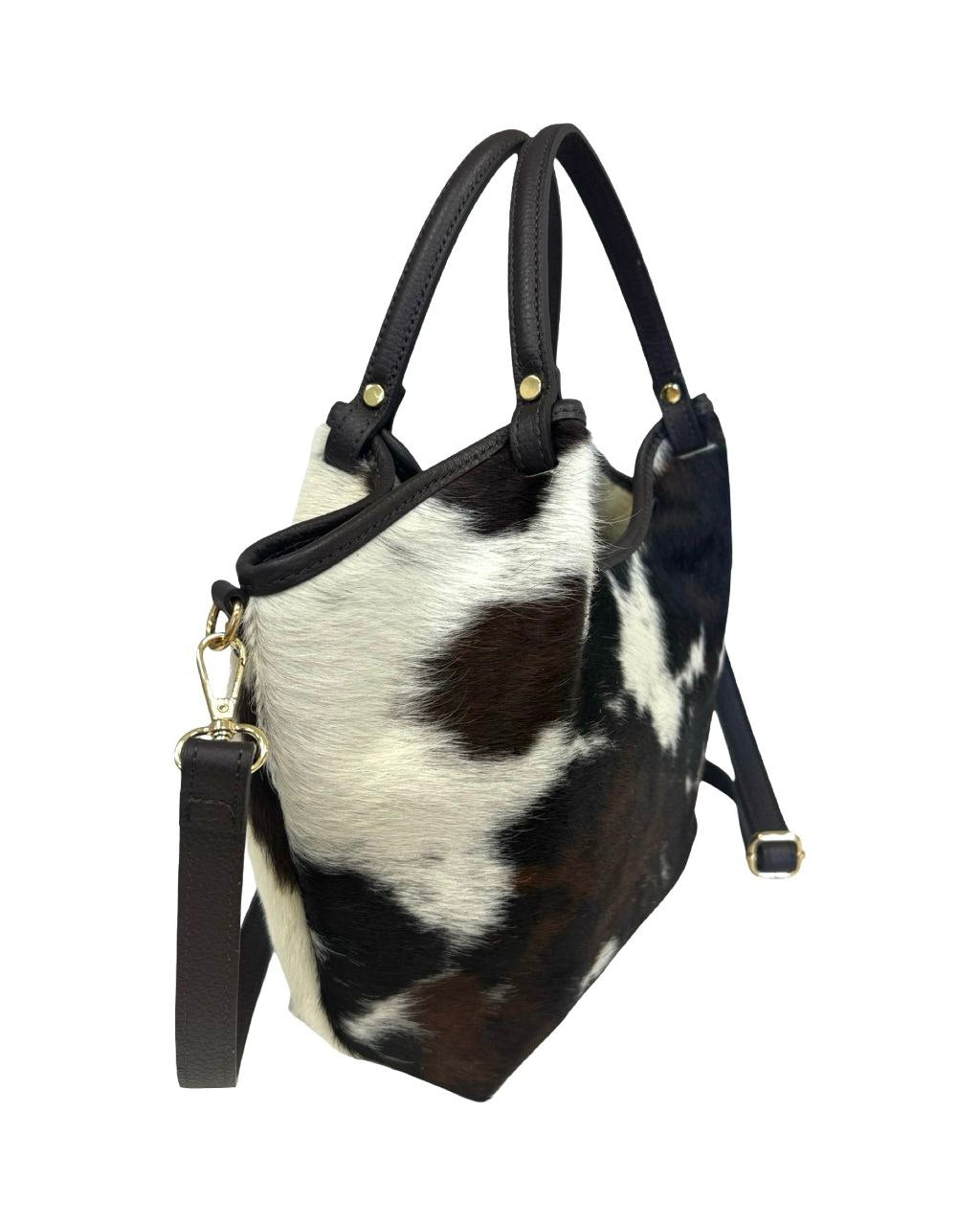 Small Hair-On Pony Tote — Detachable Crossbody