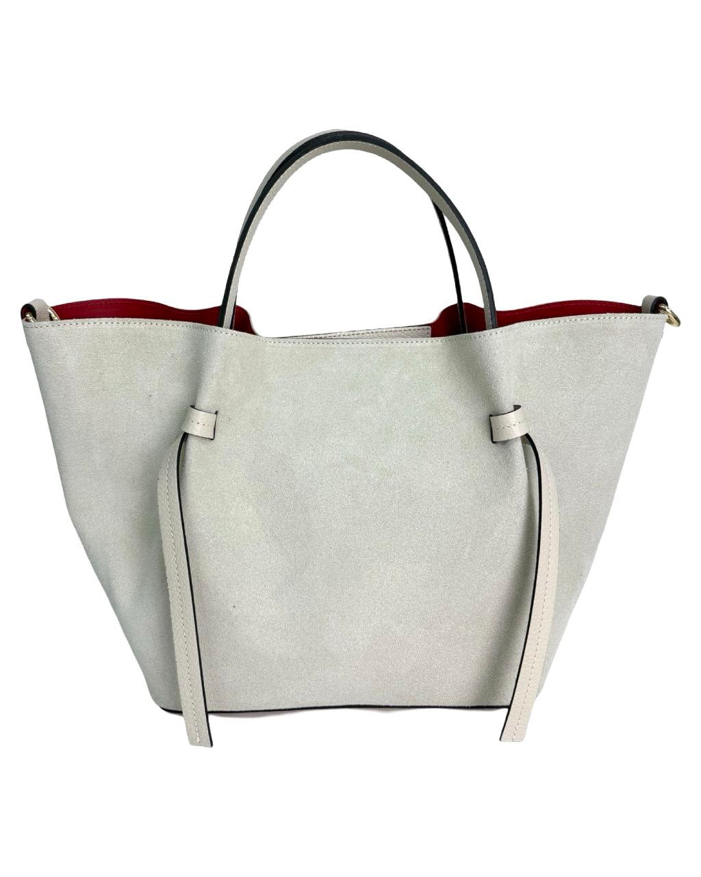 Sac élégant en daim et cuir véritable – Qualité italienne premium