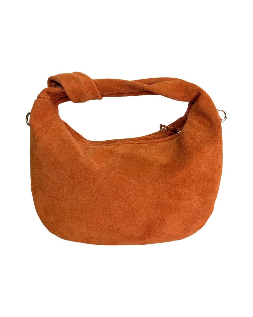 Sac luxueux en daim et cuir véritable – Artisanat italien haut de gamme