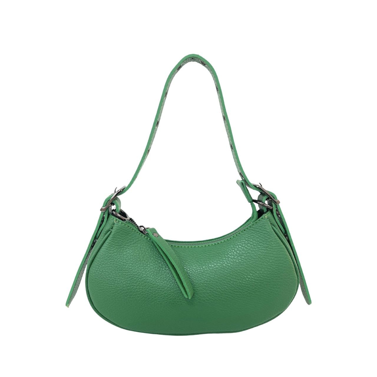 Mini sac à bandoulière en cuir italien avec bandoulière à œillets par Modex™