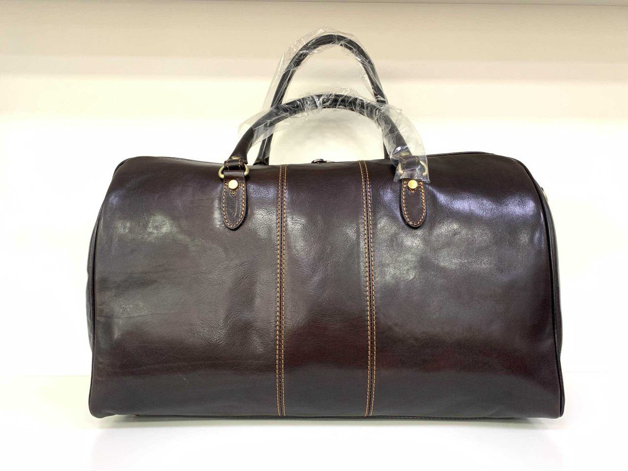 Sac de voyage / sac de sport en cuir italien