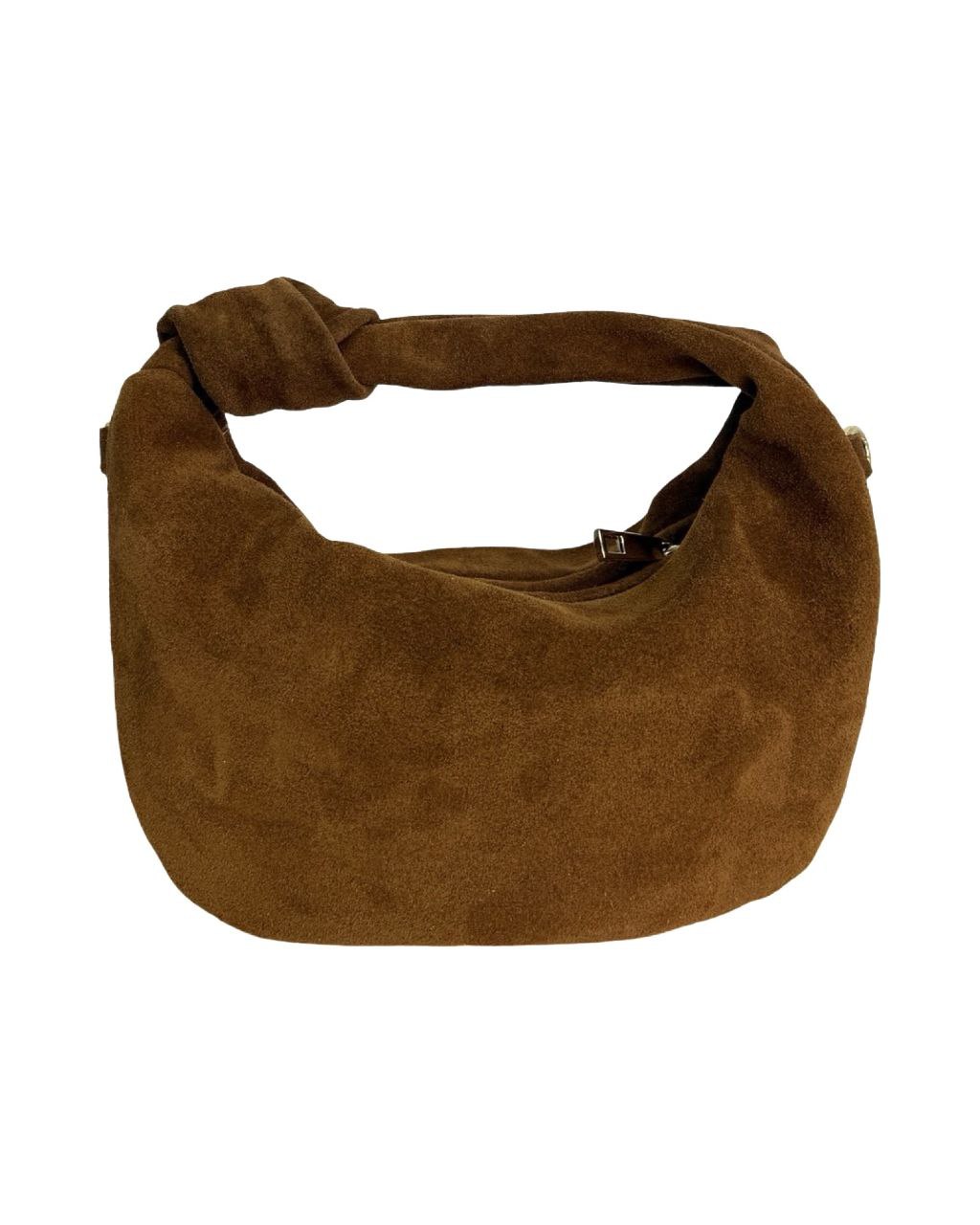 Sac luxueux en daim et cuir véritable – Artisanat italien haut de gamme