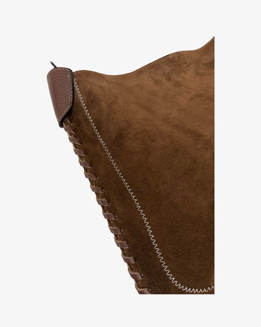 Sac à bandoulière en cuir italien avec détails cousus à la main par Modex™