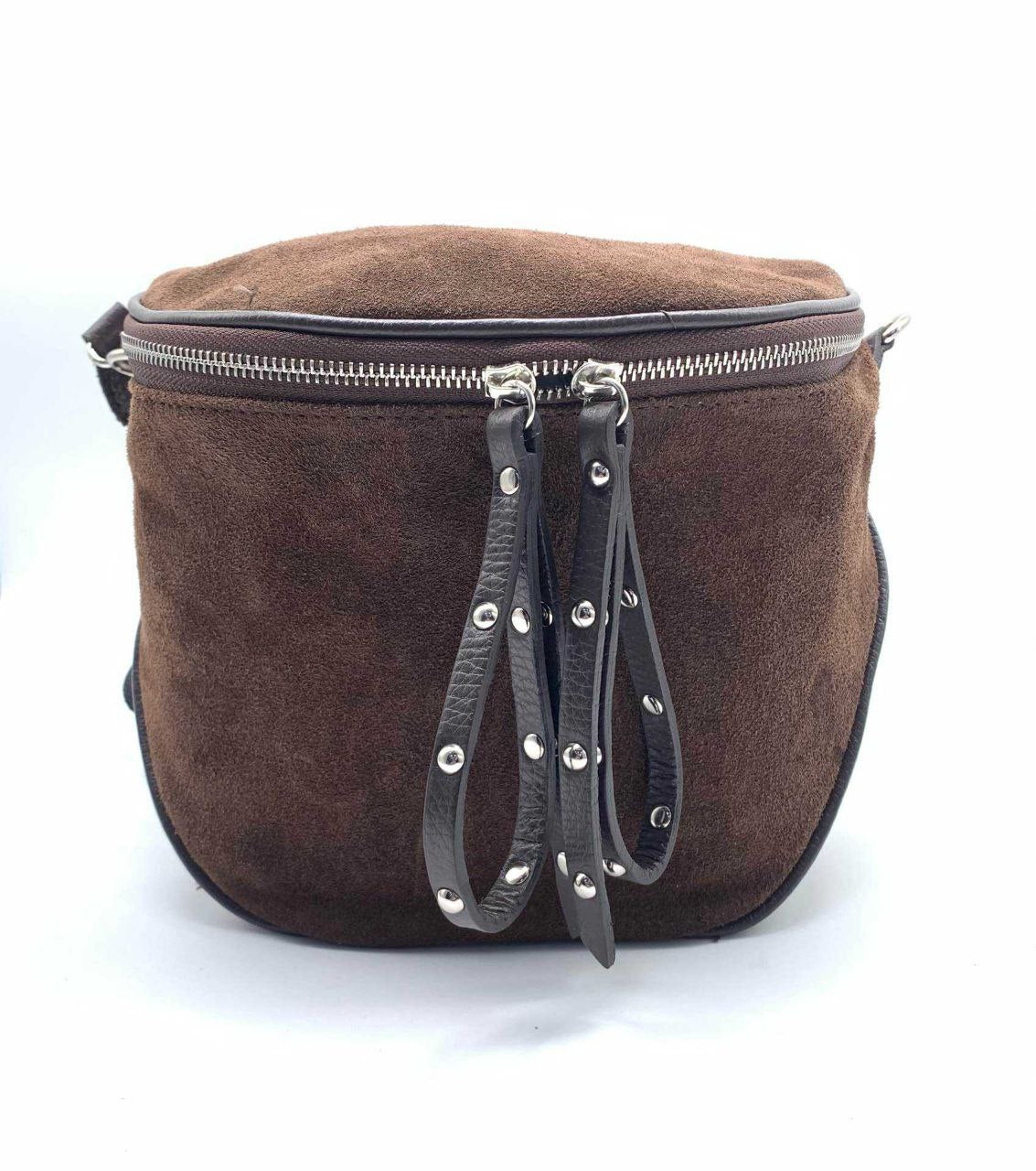 Sac ceinture et bandoulière polyvalent en daim italien par Modex™