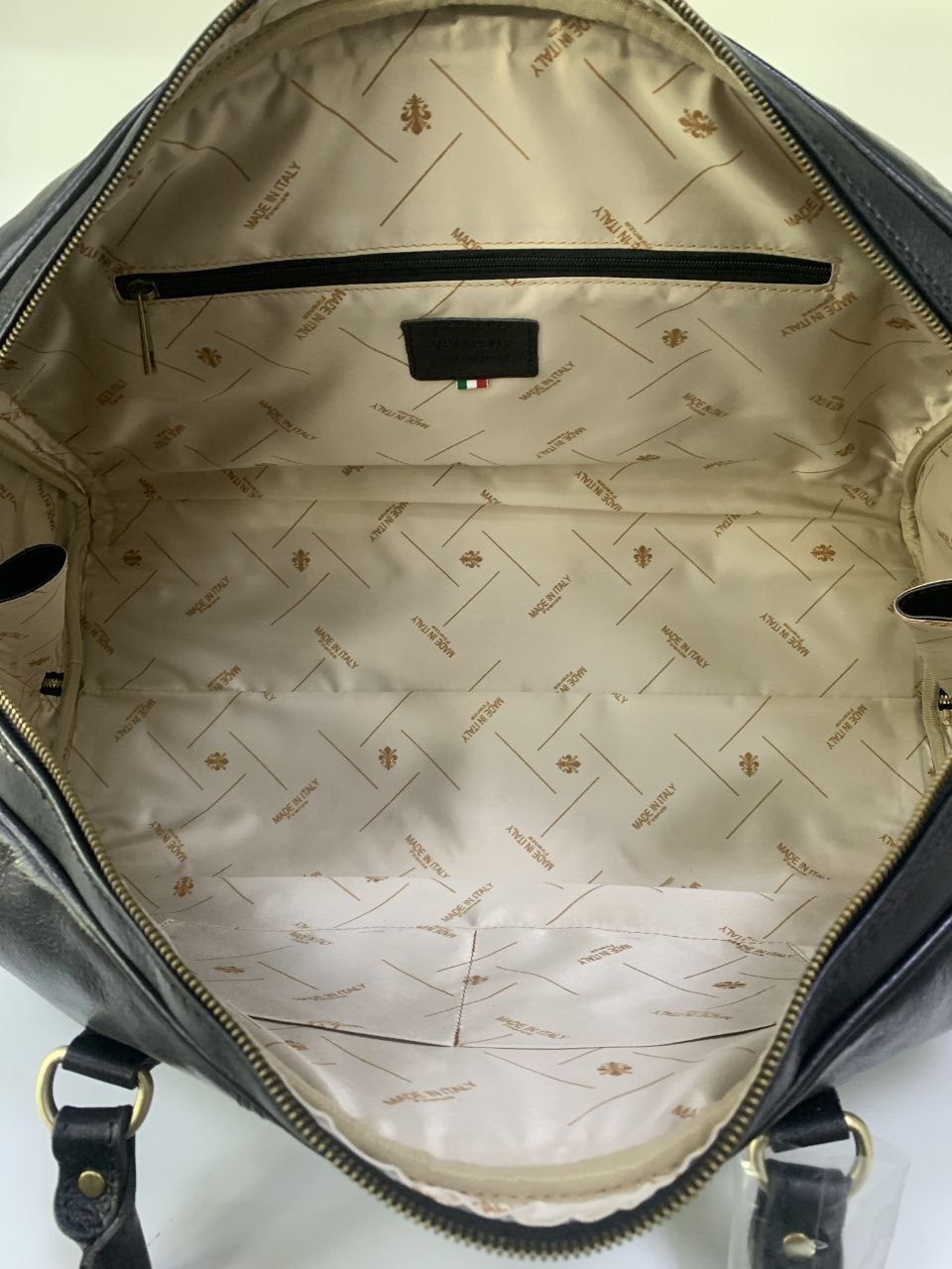 Sac de voyage / sac de sport en cuir italien