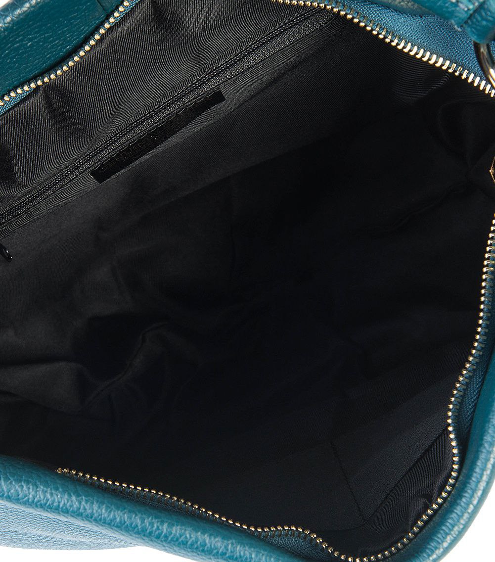 Sac hobo en cuir italien avec détails latéraux tressés par Modex™