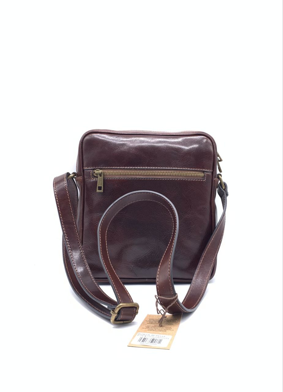 Sac compact en cuir italien pour homme par Modex™ — Qualité supérieure, fabriqué en Italie