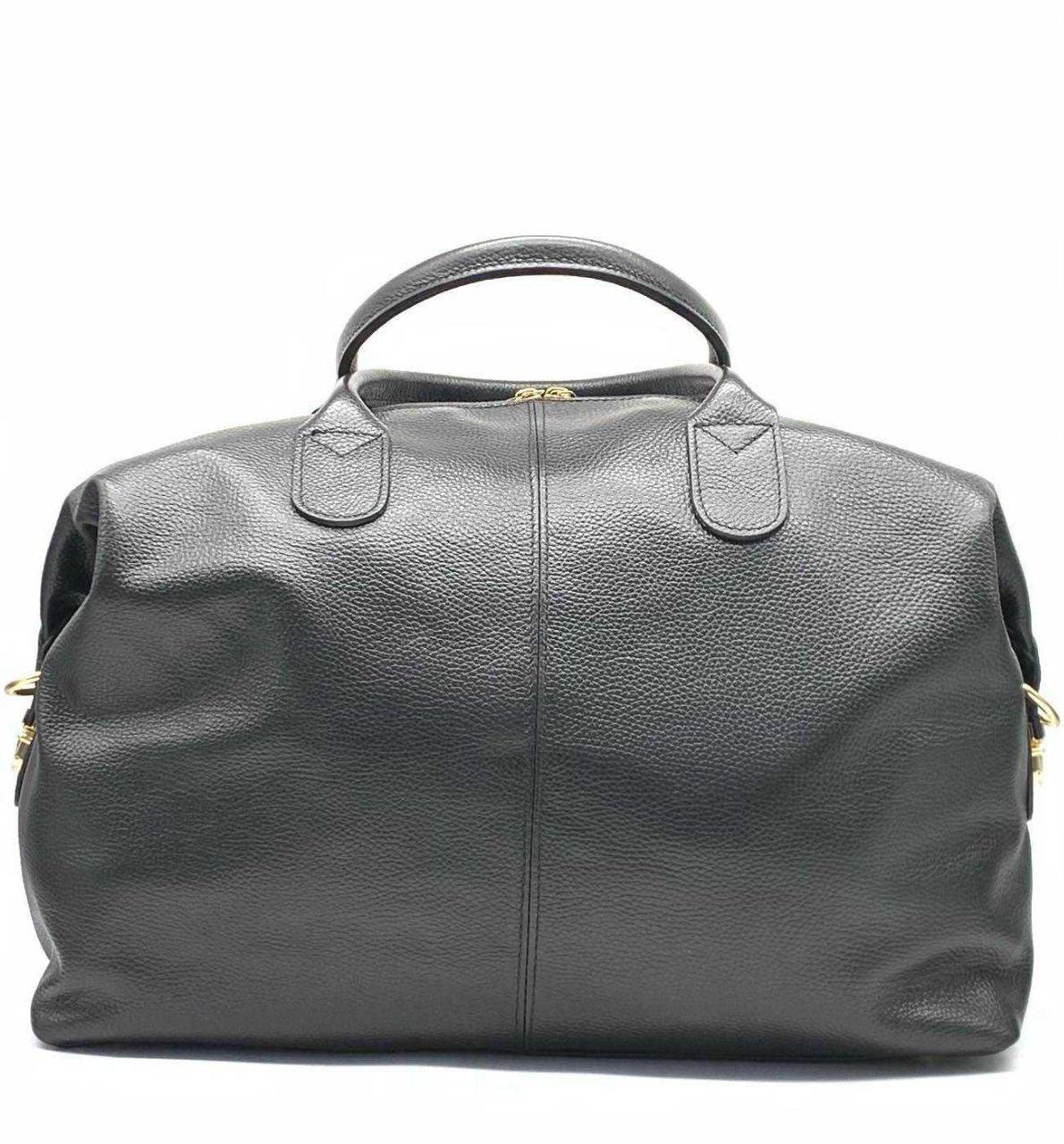 Sac de voyage en cuir avec bandoulière