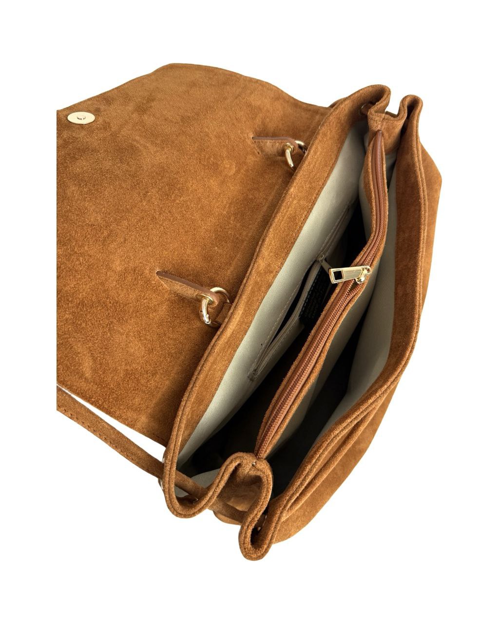 Sac porte-documents en cuir italien avec fermeture décorative par Modex™