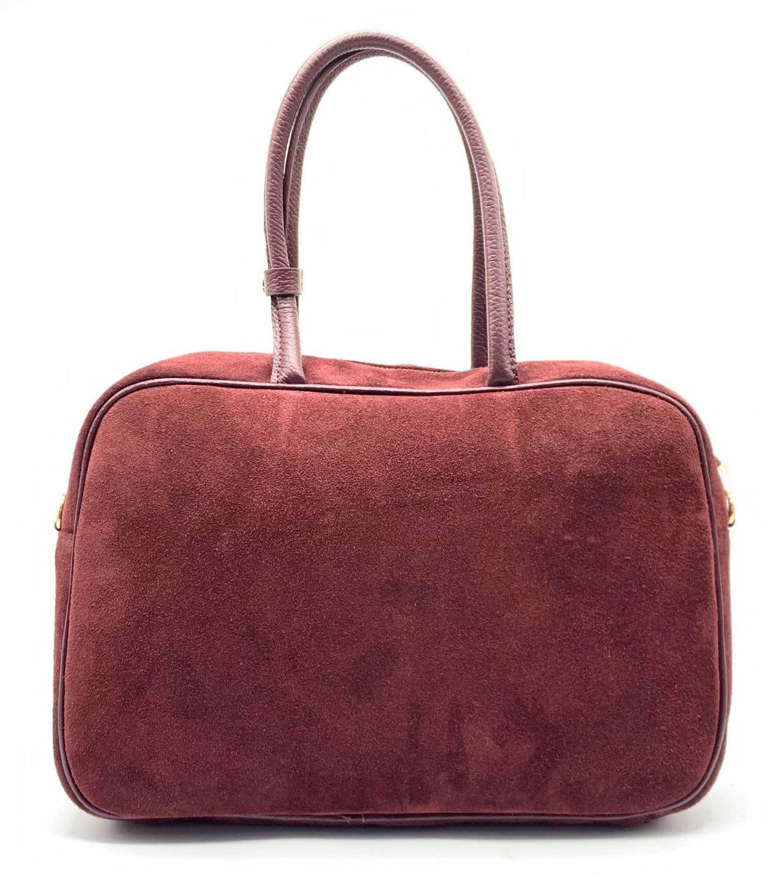 Sac en cuir suédé italien aux détails raffinés — Modex™